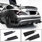 Mercedes CLA C117 2013-2019 Heckstoßstangen Abdeckung V2 (für AMG-Line / CLA45 AMG SD, Carbon) Foto 2