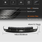 Mercedes CLA C117 2013-2019 Heckdiffusor für AMG-Line / CLA45 AMG 2017-2019, Carbon Foto 5