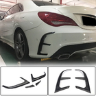 Mercedes CLA C117 2013-2019 Heckstoßstangenabdeckungen (für AMG-Line / CLA45 AMG SD 2013-2016, Carbon) Foto 1