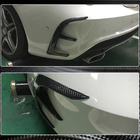 Mercedes CLA C117 2013-2019 Heckstoßstangenabdeckungen (für AMG-Line / CLA45 AMG SD 2013-2016, Carbon) Foto 4
