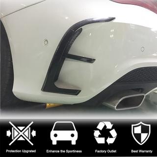 Heckstoßstangenabdeckungen (für AMG-Line / CLA45 AMG SD 2013-2016, Carbon) Foto 2