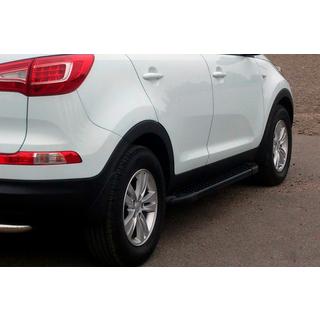 Seitenschweller Allmond Black (2 Stk., Alu) Kia Sportage 2010-2015 Foto 1