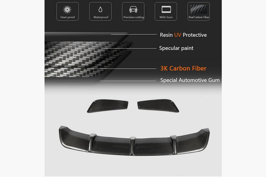 Mercedes CLA C117 2013-2019 Heckdiffusor V2 (für AMG-Line / CLA45 AMG 2013-2016, Carbon) Foto 10