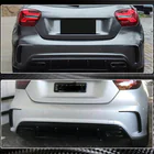 Mercedes A-class W176 2012-2018 Heckstoßstangenabdeckung (für AMG-Line HB, Carbon) Foto 4