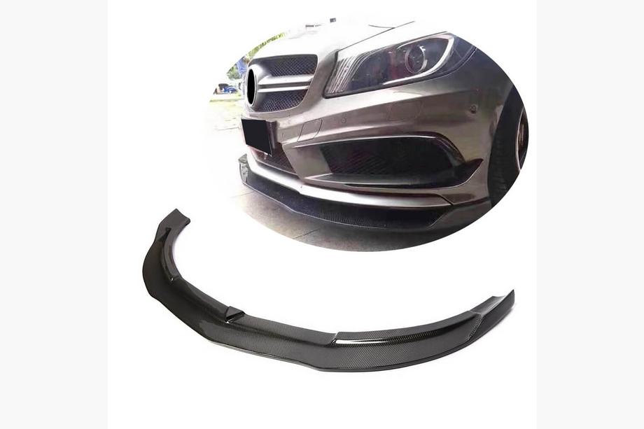Mercedes A-class W176 2012-2018 Frontlippe V1 für AMG-Line / A45 AMG HB 2013-2015, Carbon Image