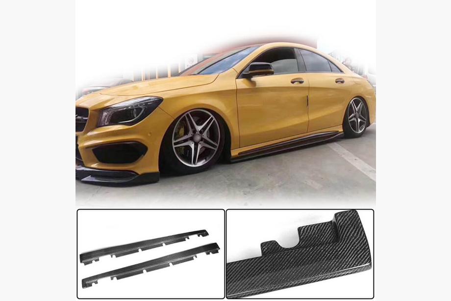 Mercedes A-class W176 2012-2018 Seitenschweller V3 (Carbon) Image