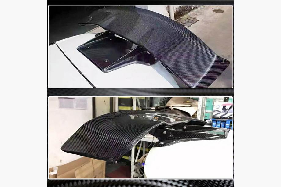 Mercedes A-class W176 2012-2018 Heckspoiler V2 (für HB, Carbon) Foto 3