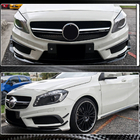 Mercedes A-class W176 2012-2018 Carbon Frontstoßstangen Aufsätze (für AMG-Line / A45 AMG HB 2013-2015) Foto 3