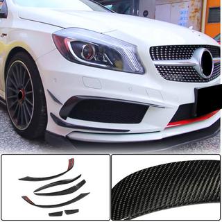 Carbon Frontstoßstangen Aufsätze (für AMG-Line / A45 AMG HB 2013-2015) Foto 1