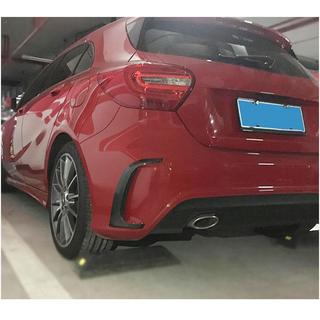 Heckstoßstangenabdeckung für A45 AMG HB 2013-2015 Carbon Foto 2