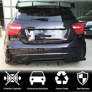 Heckstoßstangen Flap Abdeckung (für AMG-Line / A45 AMG HB, Carbon) Foto 2