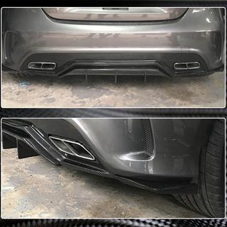 Heckstoßstangen Flap Abdeckung (für AMG-Line / A45 AMG HB, Carbon) Foto 4