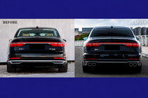 Audi A8 2018- Facelift-Kit mit Scheinwerferwechsel (auf S8 2025) Foto 3