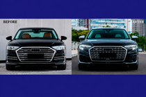Audi A8 2018- Facelift-Kit mit Scheinwerferwechsel (auf S8 2025) Foto 1