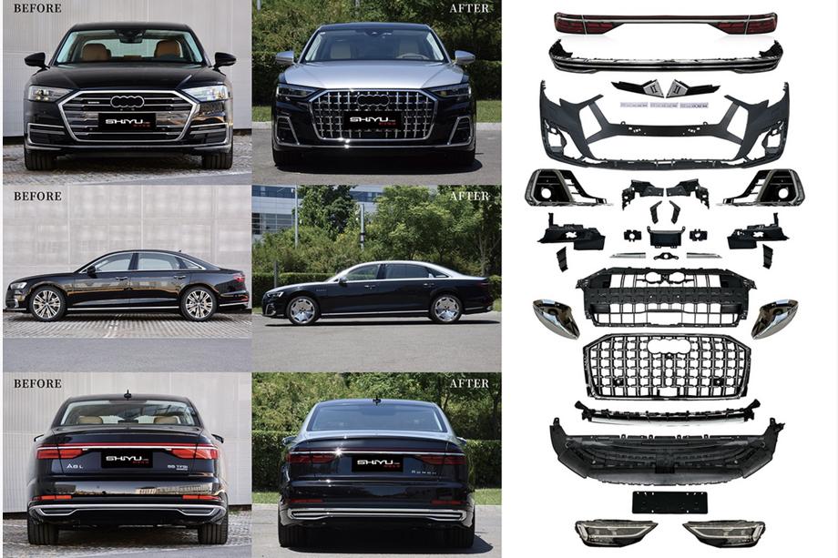 Audi A8 2018- Facelift Komplettset mit Scheinwerferwechsel (auf Horch 2025) Image