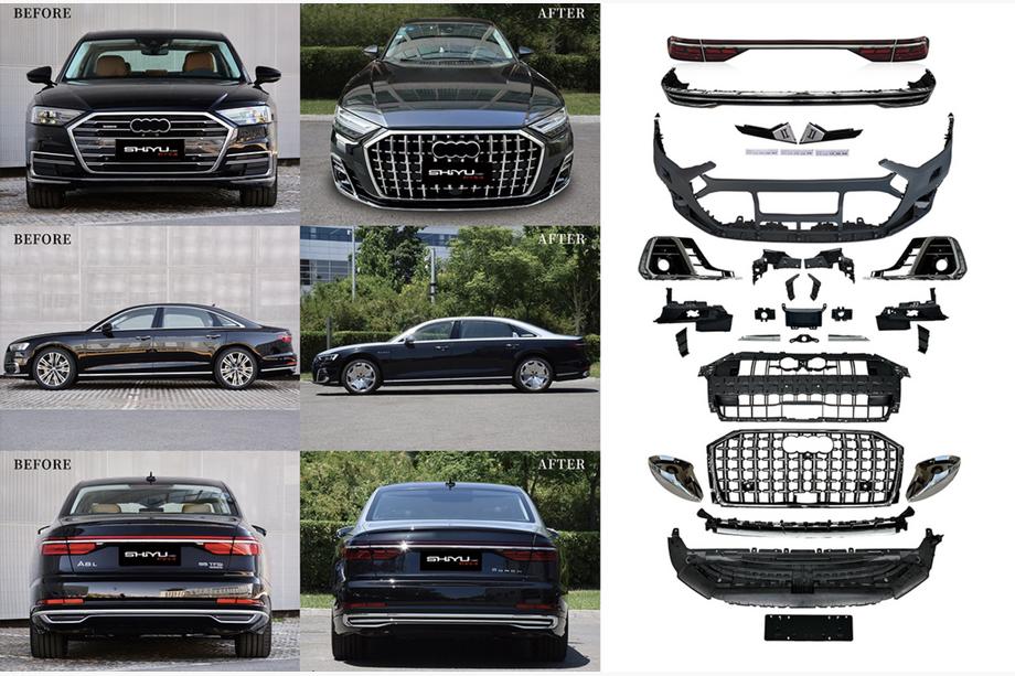 Audi A8 2018- Facelift Komplettset ohne Scheinwerferwechsel (auf Horch 2025) Image
