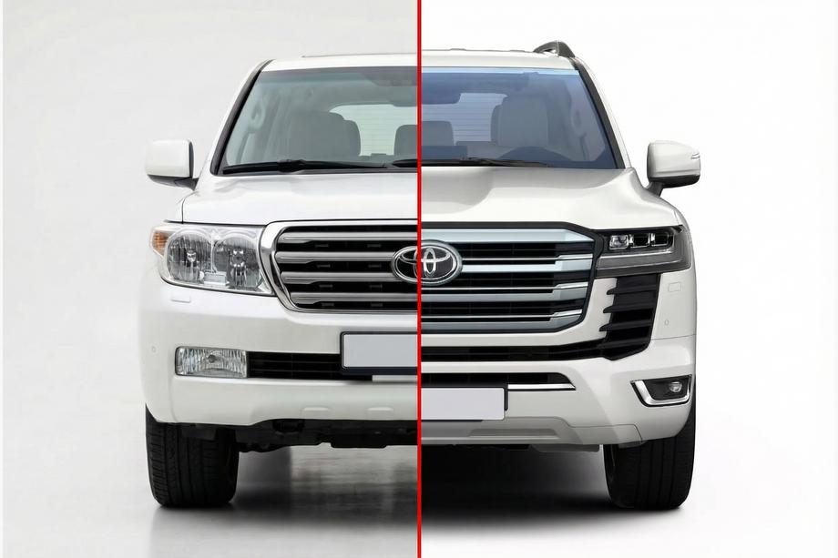 Toyota Land Cruiser 200 2007-2021 Facelift Kit auf LC 300 High-Line (Standard Kit) Foto 1