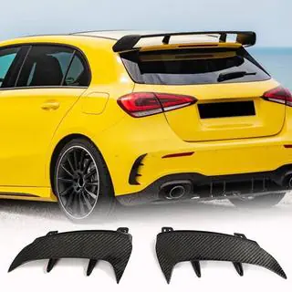 Heckstoßstangenabdeckung (für A45 AMG 2021-2023, Carbon) Foto 1