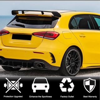 Heckstoßstangenabdeckung (für A45 AMG 2021-2023, Carbon) Foto 2