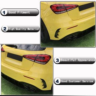 Heckstoßstangenabdeckung (für A45 AMG 2021-2023, Carbon) Foto 3