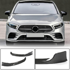 Mercedes A-class W177 2018- Frontstoßstangen Flaps Aufsätze (für AMG-Line 2018-2021, Carbon) Foto 1