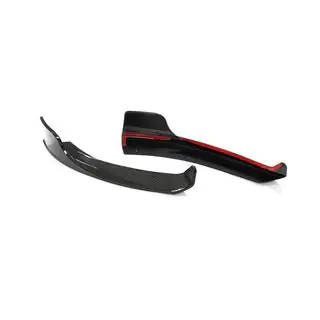 Frontstoßstangen Flaps Aufsätze (für AMG-Line 2018-2021, Carbon) Foto 4