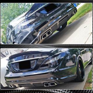 Heckstoßstangen Diffusor (für Base/CLS63 AMG 2015-2018, Carbon) Foto 4