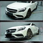 Mercedes CLS C218 2011-2018 Frontstoßstange Lippe V1 Aufsatz (für CLS63 AMG SD 2015-2018, Carbon) Foto 5