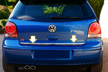 Volkswagen Polo 2001-2009 Kofferraumleiste 2005-2009 Edelstahl Foto 1
