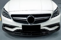Mercedes CLS C218 2011-2018 Frontstoßstange Lippe V2 Aufsatz (für CLS63 AMG SD 2015-2018, Carbon) Foto 5