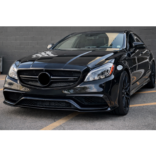 Carbon Frontstoßstangenabdeckungen für CLS63 AMG SD 2015-2018 Mercedes CLS C218 2011-2018 Foto 3