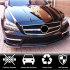 Mercedes CLS C218 2011-2018 Frontstoßstange Lippe V1 Aufsatz (für CLS63 AMG SD 2011-2014, Carbon) Foto 2