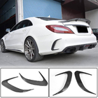 Mercedes CLS C218 2011-2018 Heckstoßstangenabdeckungen (für Base / CLS63 AMG SD 2015-2018, Carbon) Foto 1