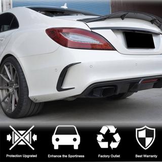 Heckstoßstangenabdeckungen (für Base / CLS63 AMG SD 2015-2018, Carbon) Foto 3