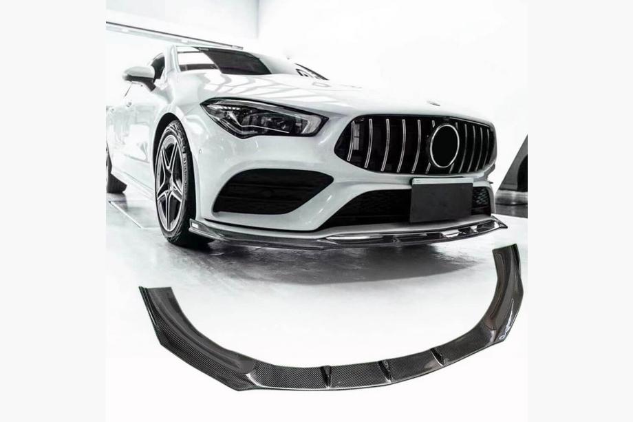 Mercedes CLA C118 2019- Frontstoßstange Lippe Aufsatz (für SD 2019-2022, Carbon) Image