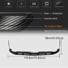 Mercedes CLA C118 2019- Frontstoßstange Lippe Aufsatz (für AMG-Line / CLA35 AMG SD 2019-2022, Carbon) Foto 5