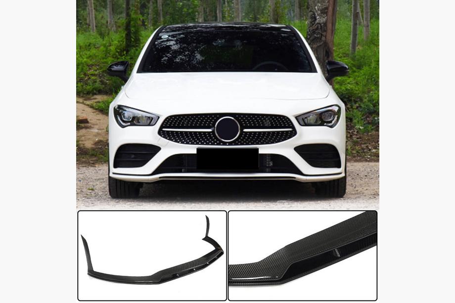 Mercedes CLA C118 2019- Frontstoßstange Lippe Aufsatz (für AMG-Line / CLA35 AMG SD 2019-2022, Carbon) Image
