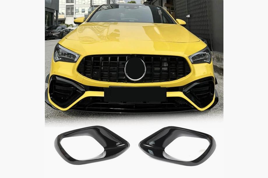 Mercedes CLA C118 2019- Frontstoßstangenaufsätze (für CLA45 AMG 2019-2022, ABS) Image