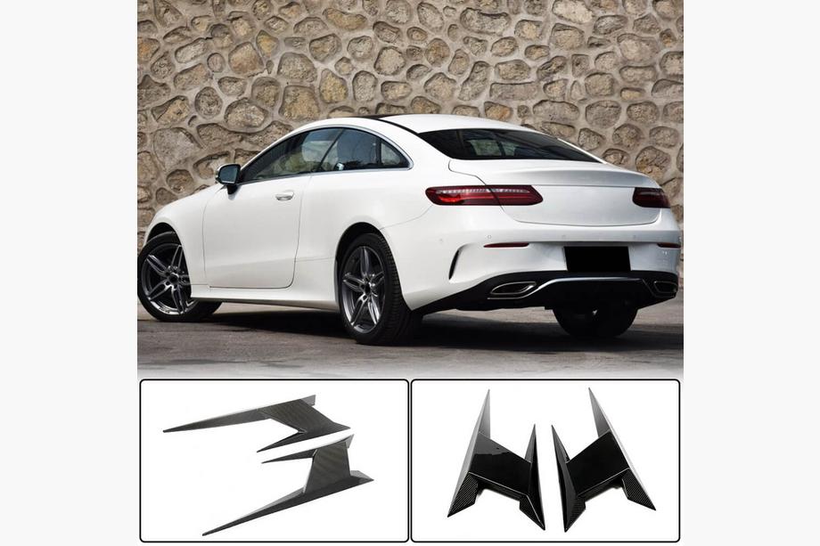 Mercedes E-class coupe C238 2016-2024 Carbon Heckflügel Abdeckungen (für AMG-Line 2017-2019) Image