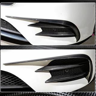 Carbon Frontstoßstangen Abdeckungen (für AMG / AMG-Line 2017-2019) Foto 4