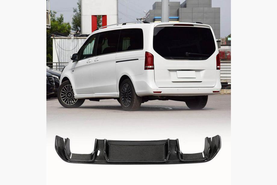 Mercedes Vito/V-class W447 2014- Heckdiffusor V2 (für V-Class 2014-2019, Carbon) Image