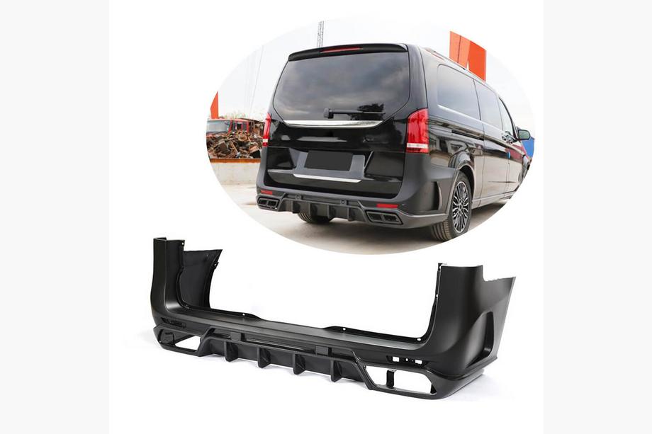 Mercedes Vito/V-class W447 2014- Heckstoßstange (2014-2019, Carbon) Image