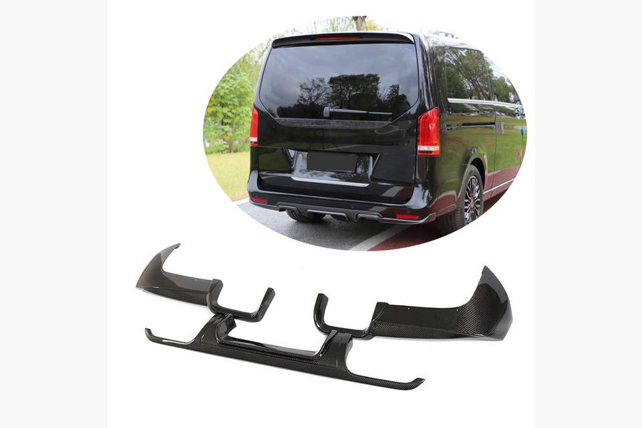 Mercedes Vito/V-class W447 2014- Heckdiffusor V3 (für V-Class 2014-2019, Carbon) Image