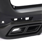 Mercedes Vito/V-class W447 2014- Heckstoßstangenabdeckung mit Diffusor (2014-2019, Kunststoff + Carbon) Foto 3