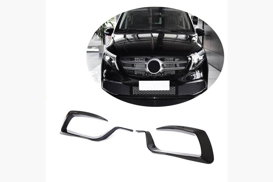 Mercedes Vito/V-class W447 2014- Abdeckungen für Nebelscheinwerfer V2 (2020+, Trockencarbon) Image
