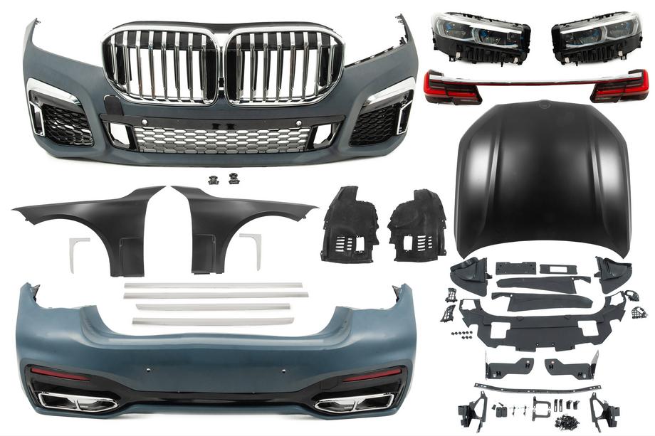 BMW 7 Series F01/F02 2008-2015 Facelift-Umrüstkit auf G12 M760 (ohne Austausch von Kofferraumdeckel und hinteren Kotflügeln) Foto 6