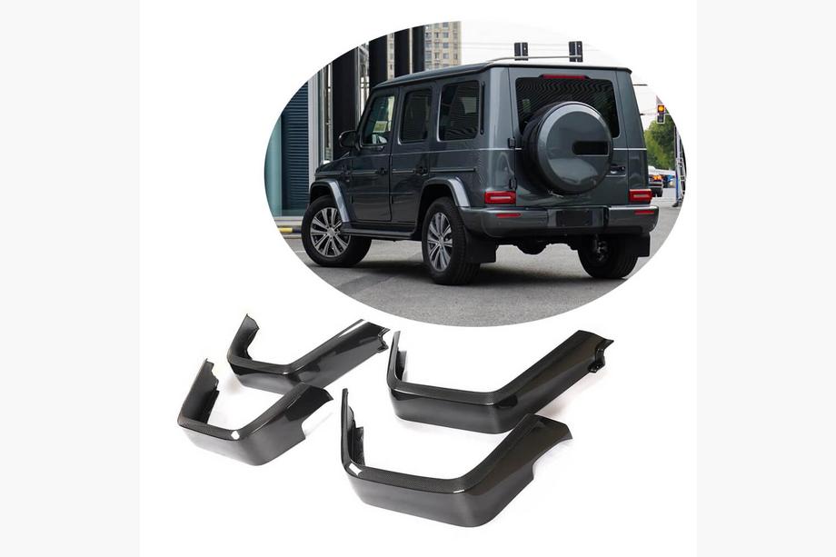 Mercedes G class W463 2018-2024 Kotflügelverbreiterungen (für Base, Trockencarbon) Image