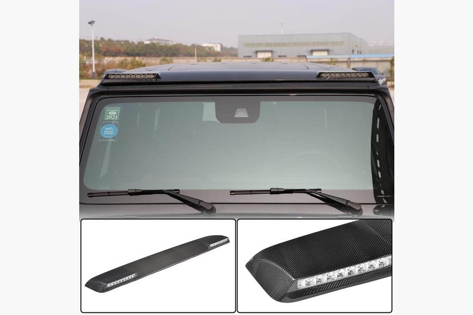 Mercedes G class W463 1990-2018 AMG-Design Heckspoiler (für 2004-2018, Carbon) Foto 2