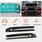 Mercedes G class W463 2018-2024 Carbon Abdeckungen für Nebelscheinwerfer (für G63 AMG) Foto 2