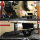 Mercedes G class W463 2018-2024 Heckdiffusor V1 für G63 AMG, Carbon Foto 4